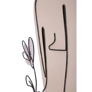 Płyta ścienna LADY z kwiatem 80 1,3 90 cm